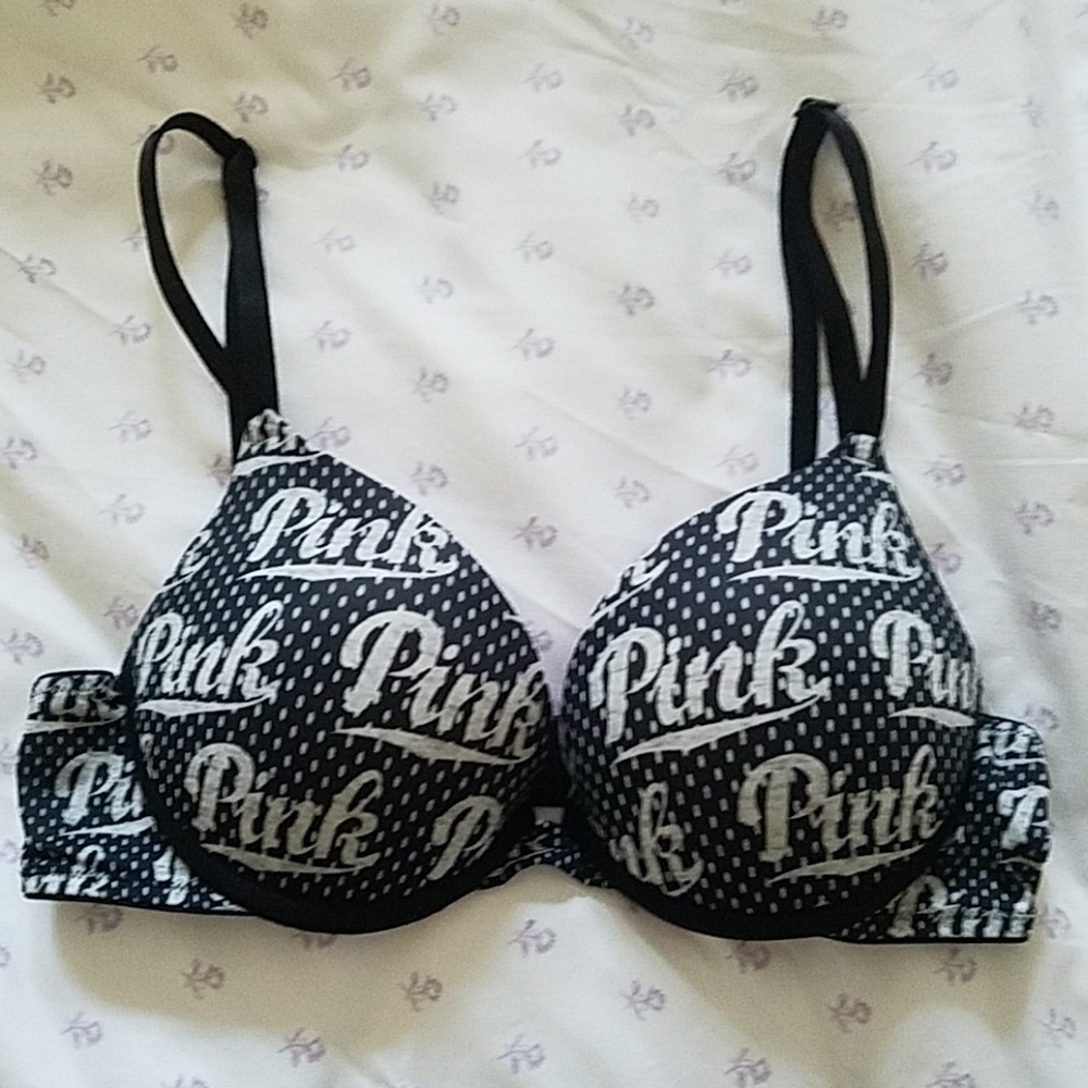 Pink bra